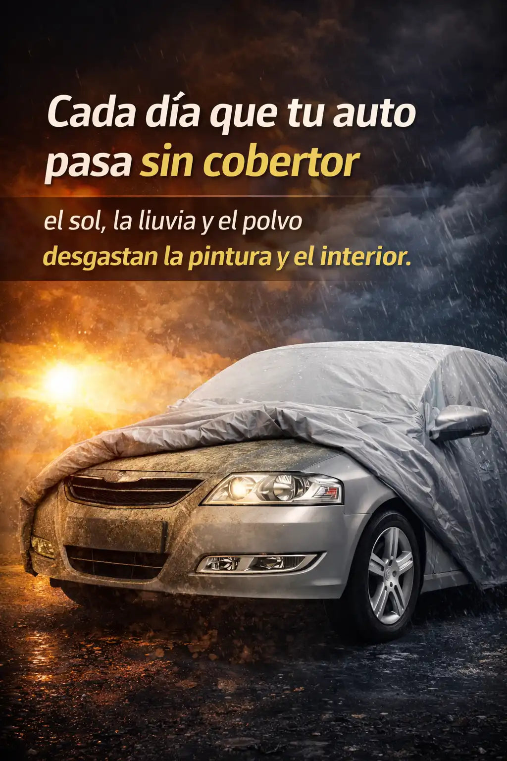 Cobertor Impermeable para Auto Talla XL
